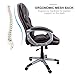 Ergonomic Office Chair, Becozier Mesh Desk Task Chair with Lumbar Support and Super-Thick Mesh Seat-Cushion, Adjustable Head & 3D Flip-up Arms, Swivel Task Chair for Office Conference Room