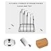 Pot Lid Holder,Lid Organizer,Pot Lid Rack Storage,Pan Lid Cover Cabinet Pantry Holder Rack Organizer, Multifunctional Kitchen Cookware Chopping Board Organizer Storage Rack (10.23x6.29x8.66 IN)