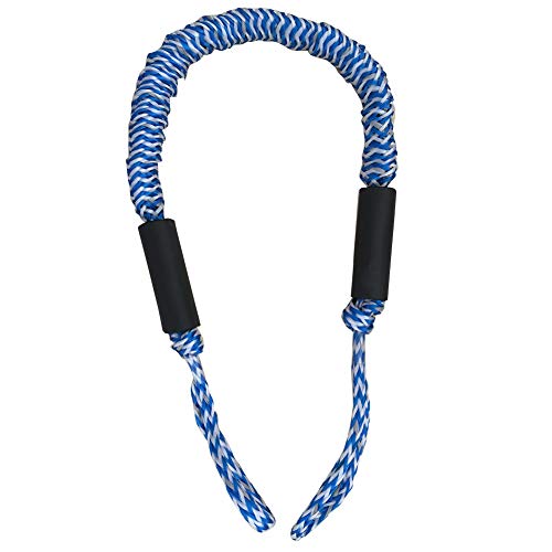 Elastic Nylon Mooring Rope, Shock Absorb Bungee Dock Line, Easy Attachment and Quick Docking for Anchoring Accessories, Stretching Boat Leash