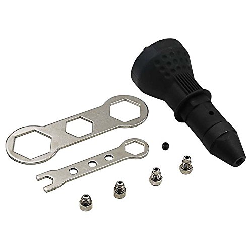Highmoor Rivet Nut Gun Drill Adapter for Cordless Drill Riveter Electric Rivet Nut Gun Riveting Tool Kit Cordless Riveting Drill Adaptor Insert Nut Tool - Thumbnail 2