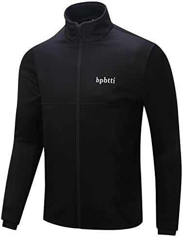SIMPLORE Winter Men's Breathable Softshell Cycling Jacket- Thermal and Windproof (XL, Black)
