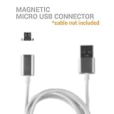 SOJITEK Genuine Magnetic Charging / Data Sync Connector (Connector ONLY) for Micro USB / Android Phone