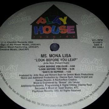 De Mono - Ms. Mona Lisa - Look Before You Leap - Play House Records - Ph 1202-1 - Zortam Music