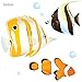 DECOWALL DW4-2001 Coral Reef Fish Kids Wall Stickers Wall Decals Peel and Stick Removable Wall Stickers for Kids Nursery Bedroom Living Room décor