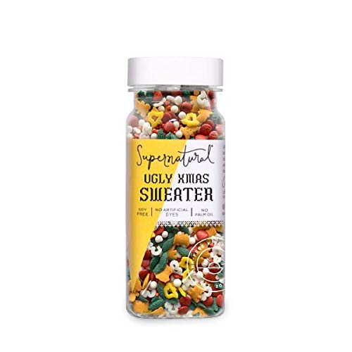 Ugly Xmas Sweater Natural Sprinkles by Supernatural | No Artificial Dyes | 3oz - Thumbnail 7