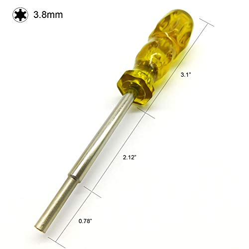 AWTOK Security Screwdriver Bit Set, 3.8 mm Gamebit Screwdriver & 4.5 mm Gamebit Screwdriver