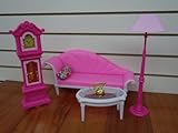 Barbie Size Dollhouse Furniture- Living Room Standing Grandfather Clock