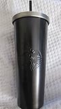 Starbucks Stainless Steel Venti 24-Ounce Double Walled Cold Cup Tumbler (Black)