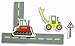 Edushape Magic Creations Foam Sticker Imaginative Bath Tub Activity Play Set, Road Construction