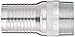 Dixon STC25A Plated Steel Hose Fitting, King Combination Nipple, 2