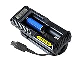 Lasertac 11340 Rechargeable Battery and Nitecore UM10 Charger Set -For Lasertac subcompact Laser Sights and Lights (LX-S, GLX-S, GLLX-S Models)