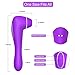 PALOQUETH Sucking Vibrator with 6 Sucking Intensities 8 Vibration Modes for Women Beginner, Waterproof Personal G Spot Vibrator Clitoral Sucker Sex Toy Rechargeable Quiet 2 in 1
