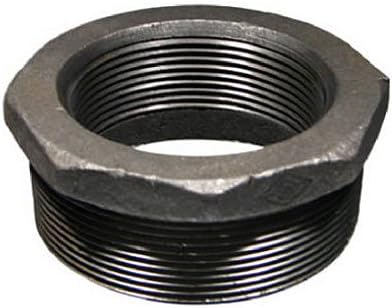 pannext fittings corp b-bus3020 3" x 2", Black, Hex Bushing, Malleable Iron Fitting