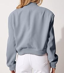 Modegal Women's Fall Varsity Bomber Jackets Long