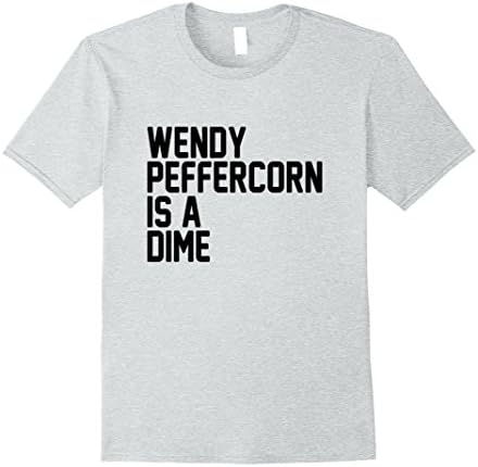 Mens Wendy Peffercorn is a Dime T-Shirt Medium Heather Grey