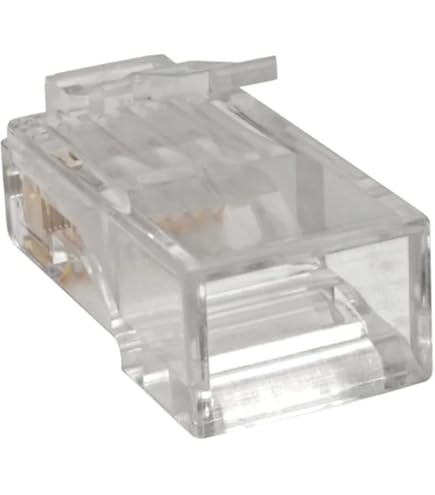 Amazon.com: TRIPP LITE 100 Pack Cat6 RJ45 Modular Connector Plug