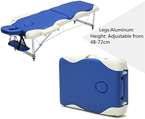 Portable Folding Massage Table with Carring Bag Salon Furniture Aluminum Bed Foldable Beauty Spa Massage Table