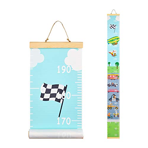 Buy Basumee Height Chart for Kids Vehical Wall Ruler Growth Chart Wood