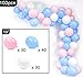 PartyWoo Blue Pink Balloons - 100pcs, 10in, Gender Reveal, Pink & Blue, Baby Shower
