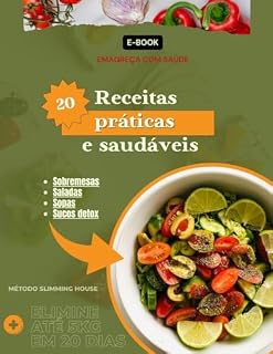 Livro 20 receita práticas e saudáveis