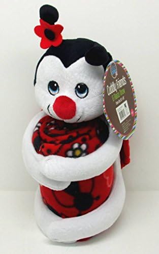 CUDDLY FRIENDS "LADYBUG" WITH FLEECE THROW