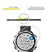 Orzero (3 Pack) For Garmin Forerunner 645 music, Garmin Approach S40 Tempered Glass Screen Protector（Upgraded, 2.5D Arc Edges 9 Hardness HD Anti-Scratch Bubble-Free (Lifetime Replacement)