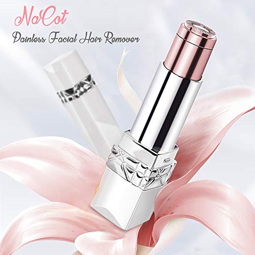 NaCot Facial Hair Removal For Women Waterproof Facial Hair Remover Trimmer, Hair Removers Electric Shaver Epilator For Chin, Upper Lip Moustaches And Cheek, Face Razors For Women Face (white)