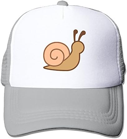 DACHEN Adut Snail Cartoon2 Snapback Baseball Cap Outdoor Sports Mesh Hat Sun Hats Ash