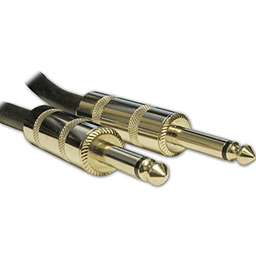 MCSPROAUDIO 12 Gauge Speaker Cables 2 CABLE PACK (50 Foot, 1/4 inch to 1/4 inch)