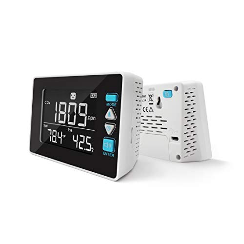 PerfectPrime CO2390, Indoor Air Quality Meter USB CO2 CARBON DIOXIDE Air Temperature Humidity DataLogger/Thermoemter/Hygrometer with SD Card
