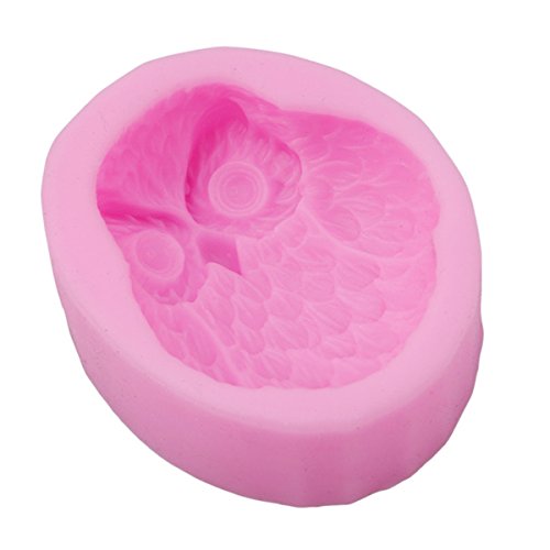 CH 3D Owl Craft Art Silicone Soap Mold Craft Mold DIY Handmade Candy Chocolate Mold