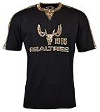Buckhorn River Men's Realtree Camo Deer Skull Logo T-Shirt