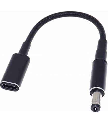 CY Cavo di ricarica USB 3.1 di tipo C a DC 5.5, con connettore 2,5