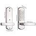 Bravex Keyless Entry Lock Door Keypad Mechanical Security Stainless Steel (Right Handle)