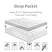 WhatsBedding Overfilled Pillow Top Mattress Pad 100% Cotton 3M Down Alternative Filling Pillowtop Mattress Topper Cover-Fitted Quilted 8-21 Inch California King Mattress Pad Extra Deep Pocket
