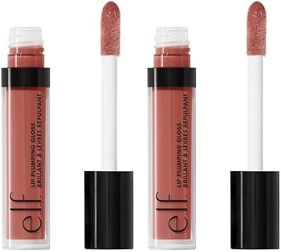 e.l.f. Lip Plumping Gloss Mocha Twist Duo 2 x 2.7 ml Hydrating