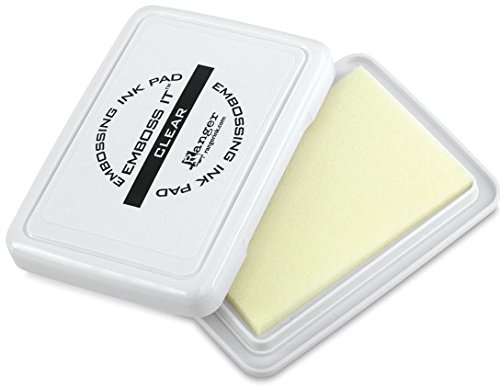 Embossing Starter Kit with Powders, Foam Pad, Static Pad and Pens (Black/White)