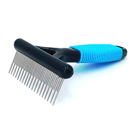 DSKRUI Undercoat Rake for Dogs, Designed for Breeds with Medium to Long