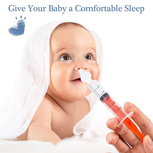 Syringe Nasal Irrigator, Portable Nasal Irrigation for Baby, 10ml