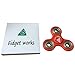fidget work Tri Fidget Hand Spinner, Ultra Fast Bearings, Finger Toy, Great Gift, Red