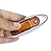 Partsam 4x Amber 3 LED Trailer Truck Boat Side Marker Light Lamp 12V Waterproof