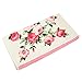 DZT1968 Soft Cotton Bamboo Fiber Floral Face Bath Hand Towels 3475cm (Pink)