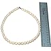Gem Stone King 3pc Cultured Freshwater White Pearl Necklace Bracelet Earrings for Women | Wedding Pearl Jewelry Sets for Bride Bridesmaid Women | Mothers Day Birthday Valentine's Day Gifts
