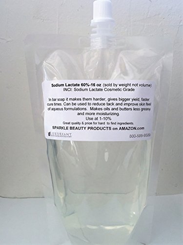 Sodium Lactate 60%-Cosmetic Grade-16 ounces