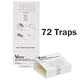Victor M309 72 Pack Insect & Mouse Glue Board, White