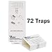 Victor M309 72 Pack Insect & Mouse Glue Board, White primary