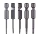 5 Pieces/set Magnetic Triangle Head Screwdriver Bits S2 Steel 1/4 Hex Shank Set