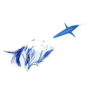 Appât Artificiel De Leurre De Pêche De Plume, Accessoire De Pêche Artificiel D’appât De Thon De Schwertfisch Pour Le Grand Appât De Leurre