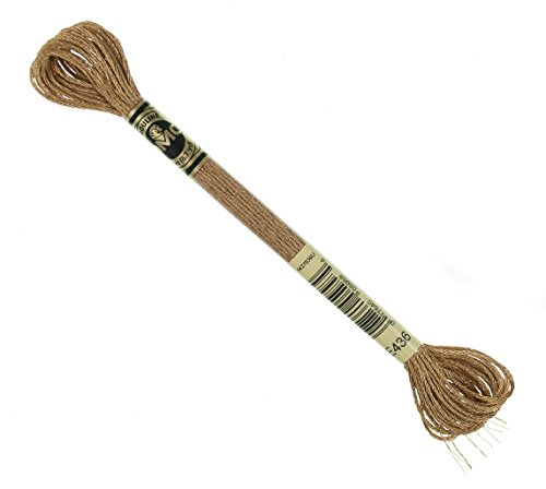 DMC 317W-E436 Light Effects Polyster Embroidery Floss, 8.7-Yard, Golden Oak