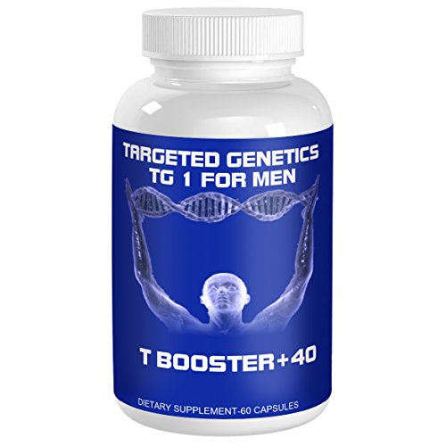 Targeted Genetics Testosterone Booster for MEN OVER 40 Helps Older Men Boost Testosterone, Burn Belly Fat, Increase Libido and BUILD LEAN MUSCLE with Maca and Tribulus Terrestris TESTOSTERON Booster